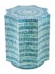 Starburst Capiz Accent Stool