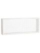 White Lattice Console Table