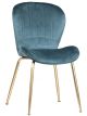 Blue Velvet Dining Chair