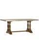 Rustic Zinc Dining Table