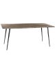 Acacia Wood & Iron Dining Table
