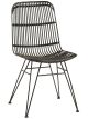 Black Rattan Dining Chair