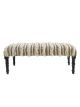 Over-Tufted Cream Bench