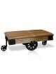 Rail Cart Ottoman
