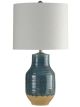 Blue Dipped Table Lamp