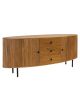 Oval Acacia Sideboard