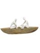 Canoe Couple Figurine