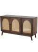 Arched Rattan Sideboard
