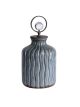 Fluted Ceramic Bottle Medium