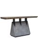 Gunmetal Console Table