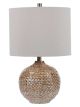 Orange Waves Table Lamp