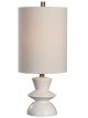 Bleached Wood Buffet Lamp