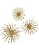 Gold Florals Wall Decor
