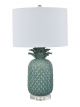 Turquoise Pineapple Table Lamp