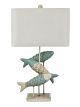Coastal Fish Table Lamp