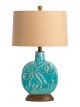 Blue Octopus Table Lamp