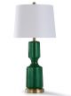 Emerald Glass Table Lamp