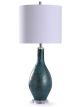 Artistic Blue Glass Table Lamp