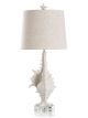Bleached Conch Table Lamp