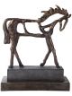 Bronzed Horse Sculpture